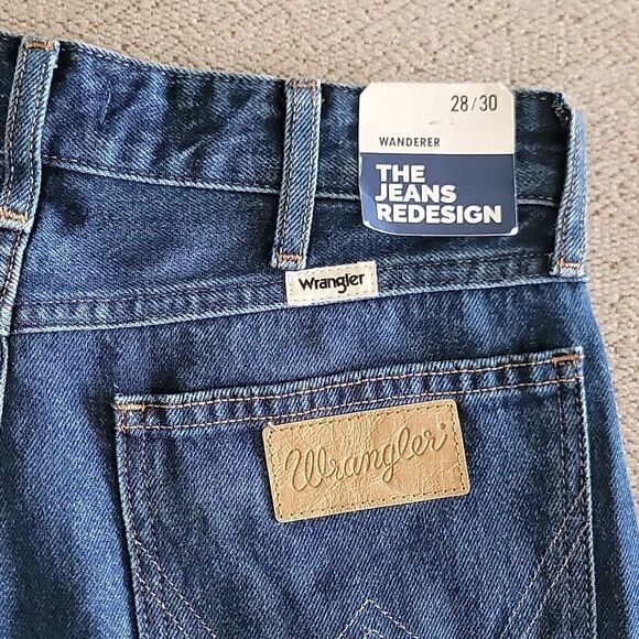 Wrangler Wanderer Indigood High Rise Dark Wash Flare Jeans - Size 28/30 - Picture 7 of 15